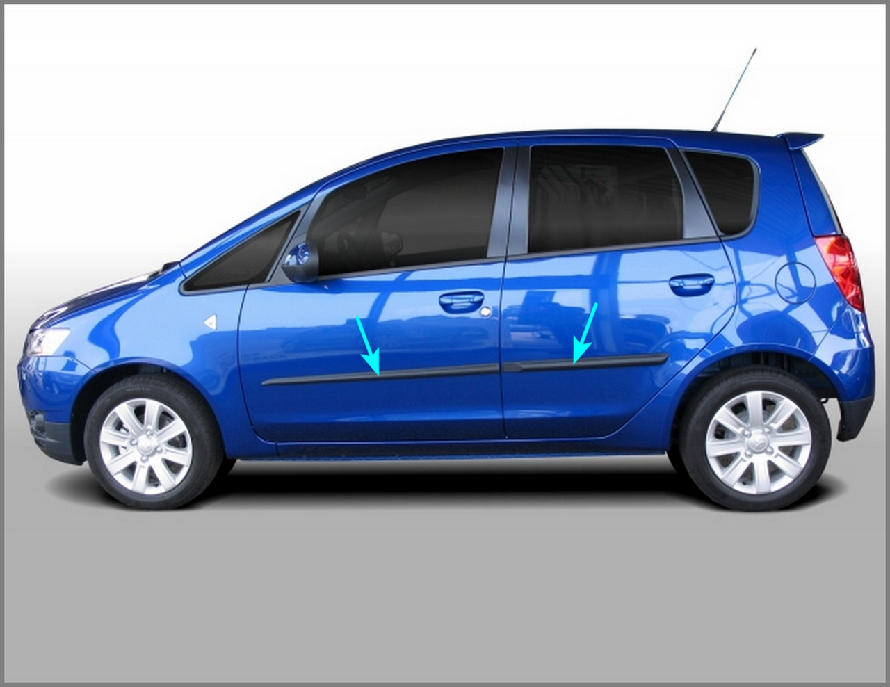 Молдинги на двері Mitsubishi Colt 5 Door 2002-2012, фото 1