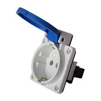 Розетки силовые пластиковые SOCKET