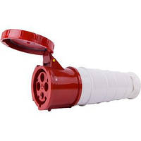 Розетка силова переносна e.socket.pro.4.125, 3P+PE, 380 В, IP67, 125А (244)