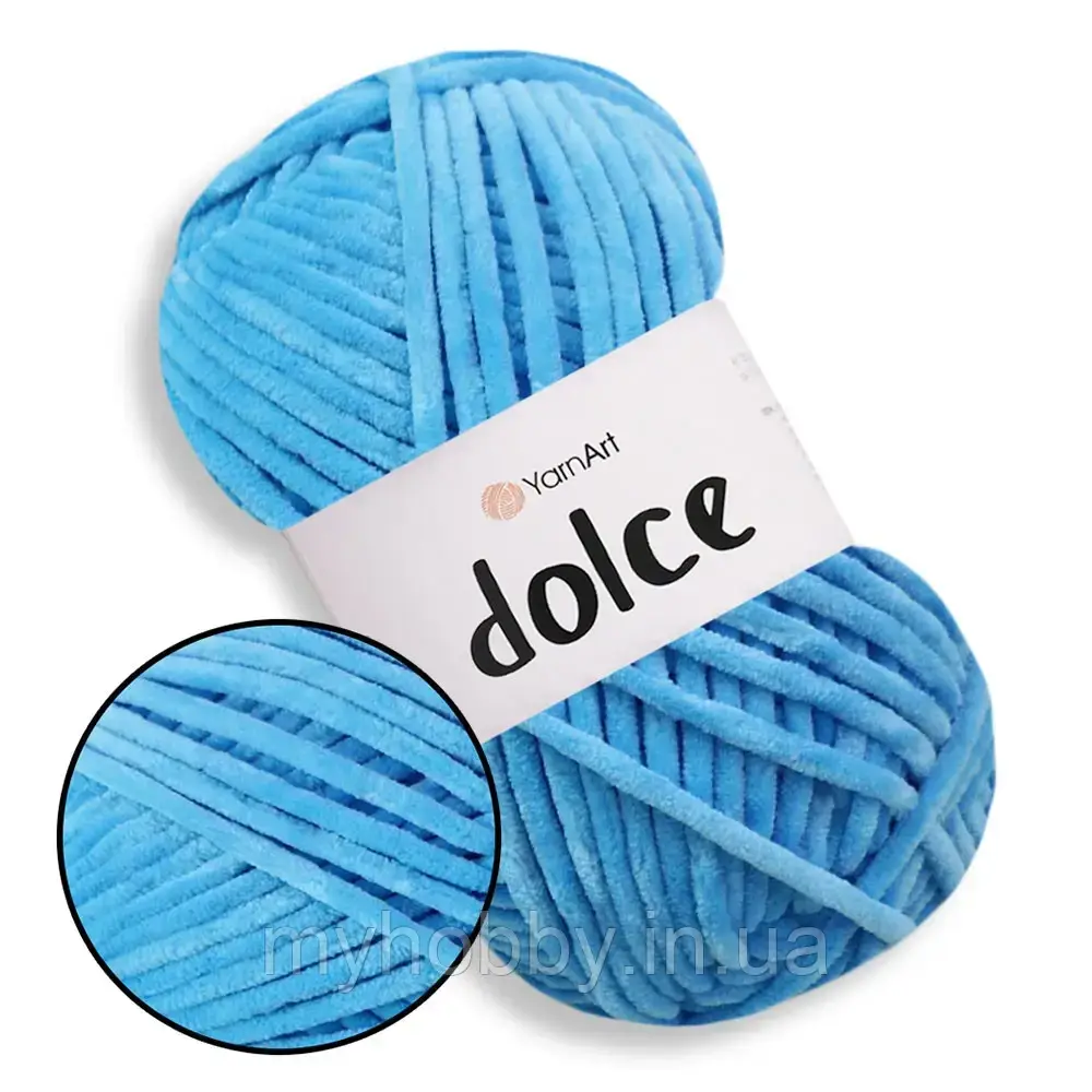 YarnArt Dolce Темно-бірюзовий №758  плюшева пряжа, фото 1