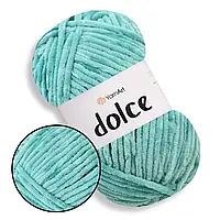 YarnArt Dolce Світла бірюза №770  плюшева пряжа