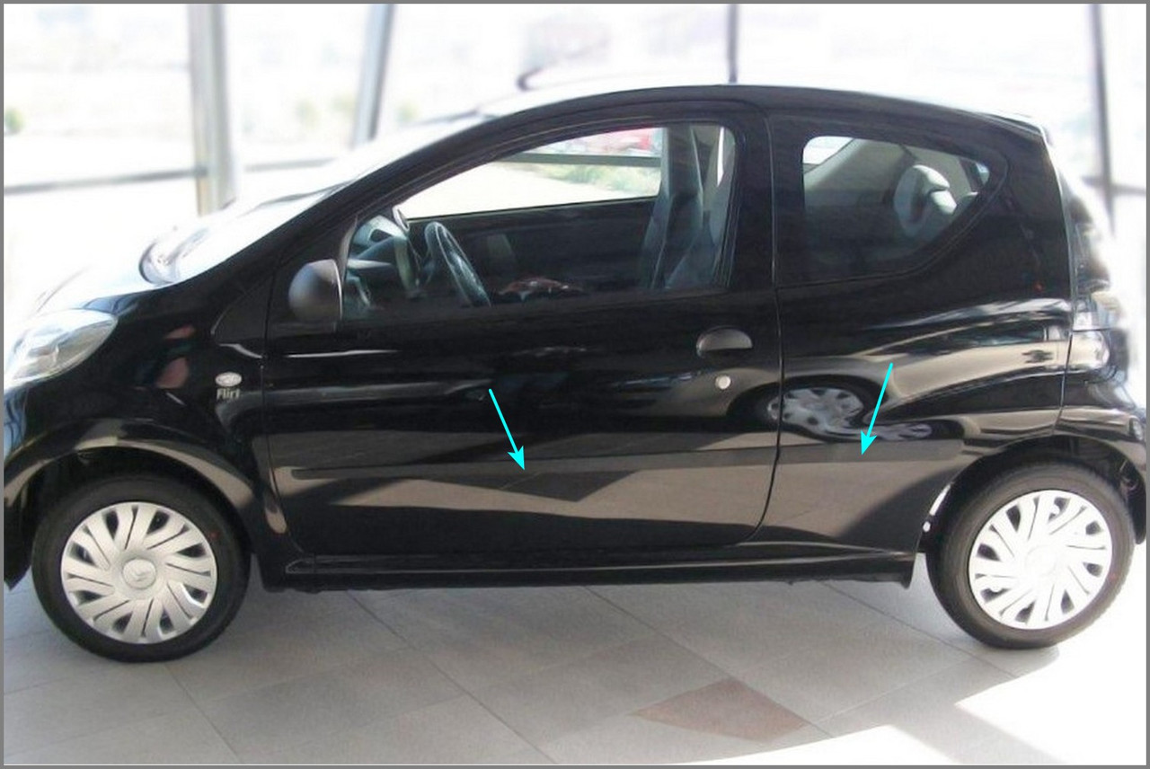 Молдинги на двері для Citroen C1 3-дверн. 2005-2013, фото 1