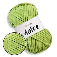 YarnArt Dolce Оливковий №799  плюшева пряжа
