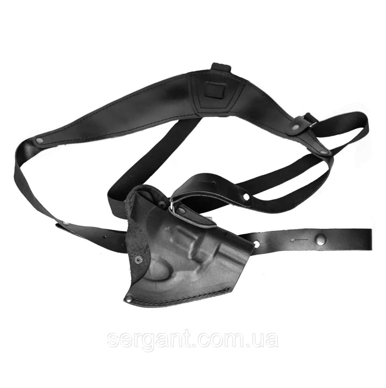 Кобура оперативна плечова шкіряна для револьвера, фото 1