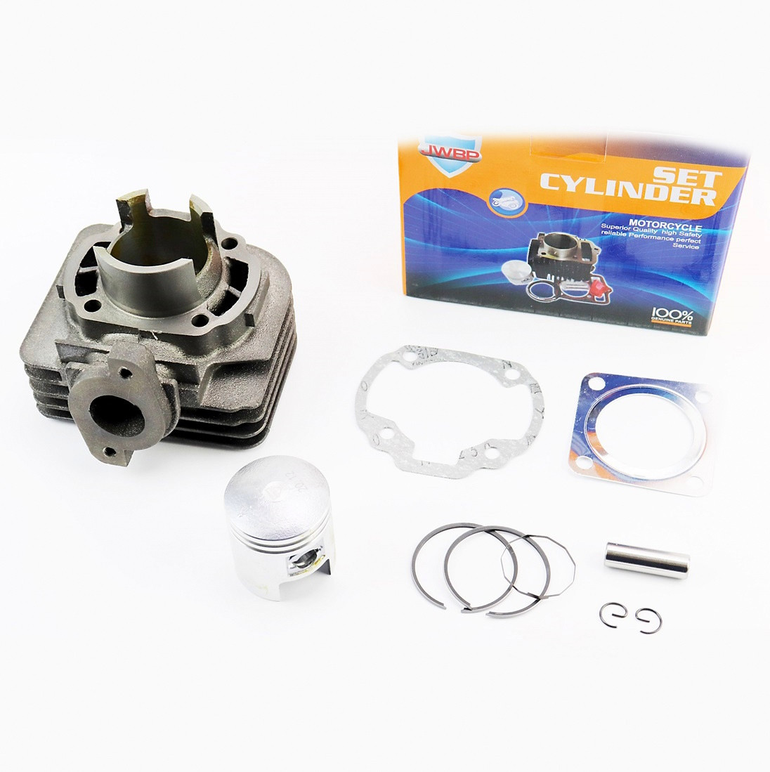 Поршнева (ЦПГ) 41 мм двигуна 50сс (палець 10 мм) Suzuki AD50cc (JWBP)