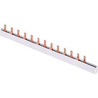 Шина з'єднувальна штирового типу e.bc.stand.2.63, 2-полюси, 63 А, 1 метр