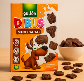 Печиво GULLON DIBUS Mini Cacao 250 г. Іспанія