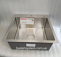 Кухонная мойка из нержавеющей стали ZERIX 50х50