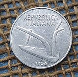 10 лiр 1956 року. Iталiя, фото 2