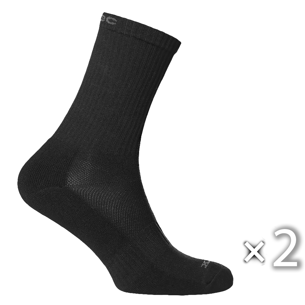Шкарпетки трекингові X-Dry (2 пари) MidAir LT Чорні, фото 1