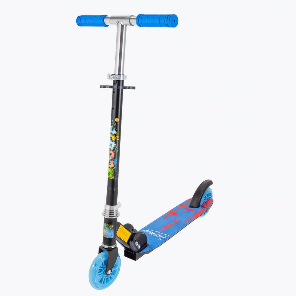 Самокат міський 2-колісний Scooter Extreme SK2520/2 — синій, складаний, колеса 145 мм, гальма, до 100 кг, фото 1