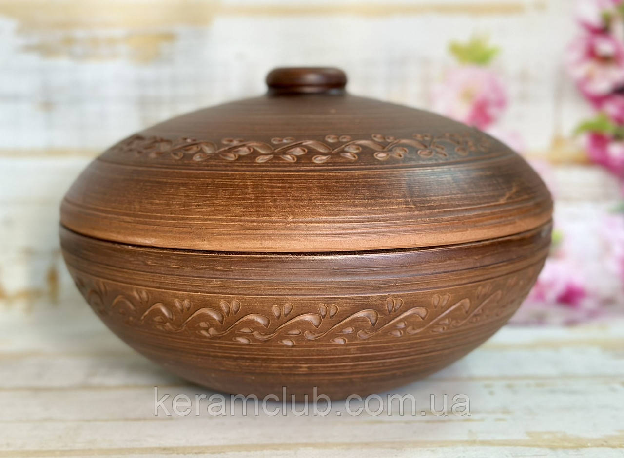 Пловниця Керамклуб 3 л із червоної глини