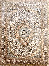 Шовковий килим ручна робота SHI1-18х18-KASHAN