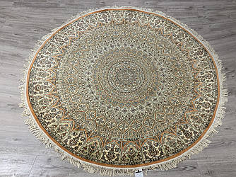 Шовковий килим ручна робота HNN-Gumbad-Round