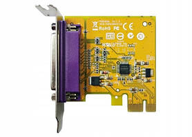 Контролер PCI-e x1 to LPT (DB25F) HP Parallel Port PCIex1 Cadr (797601-001) SUNIX SUN2212 б/в