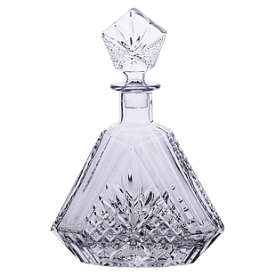 Декантер для віскі 1 літр 18×8×27 см із пробкою HP-19-37