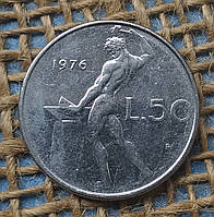 50 лiр 1976 року. Iталiя