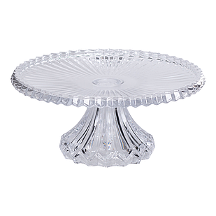 Тортівниця на ніжці 25 см скляна HP-19-138