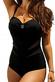 Суцільний купальник Self 8030V34 чорний