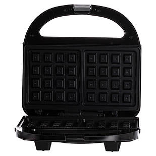 Вафельниця з антипригарним покриттям і подвійним нагріванням для бельгійських вафель 750 Вт Sokany SK-08074