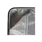 Середня валіза 63 л з розширенням пластикова на колесах Wings 149 PEACOCK, висувна ручка, темно сірий, фото 4