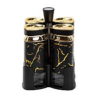 Набір для спецій на підставці 4 баночки по 120 мл HP1354