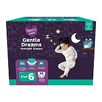 Нічні підгузки Parents choice Gentle Dreams Overnight Diapers 6 (16+кг) 29шт (половина з коробки)