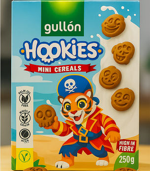 Печиво GULLON  Hookies Mini Cereals 250 г. Іспанія