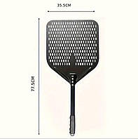 Лопата для піци перфорована 35х79 см алюмінієва