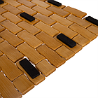 Бамбуковий килимок для ванної кімнати, 80x50 см, водонепроникний для душу Ruhhy!, фото 9