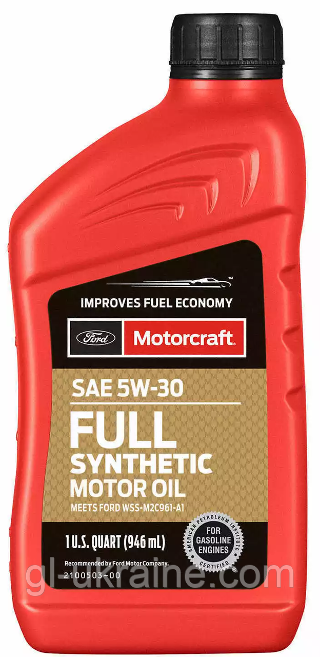 Моторна олива Ford Motorcraft Full Synthetic 5W-30, 946мл (XO-5W30-Q1FS)