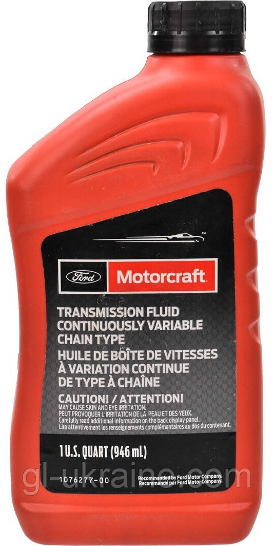 Трансмісійна олива Ford Motorcraft CVCT Transmission Fluid, 946мл (XT-7-QCFT)