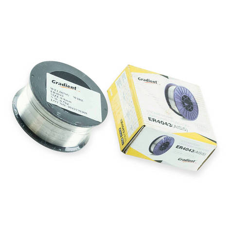 Дріт (0,5 кг) 0,8 мм алюмінієвий (ER4043) зварювальний, фото 1