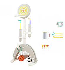 Спортивний комплекс 5в1 Terrio “Luky” Сірий