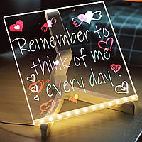 3d дошка-планшет для малювання 20x20 см нічник AC Prof 4920