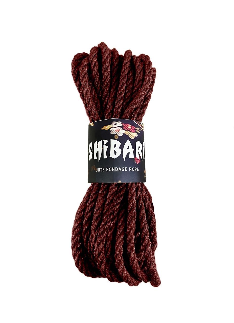 Джутова мотузка для Шибарі Feral Feelings Shibari Rope, 8 м коричнева Bomba💣, фото 1