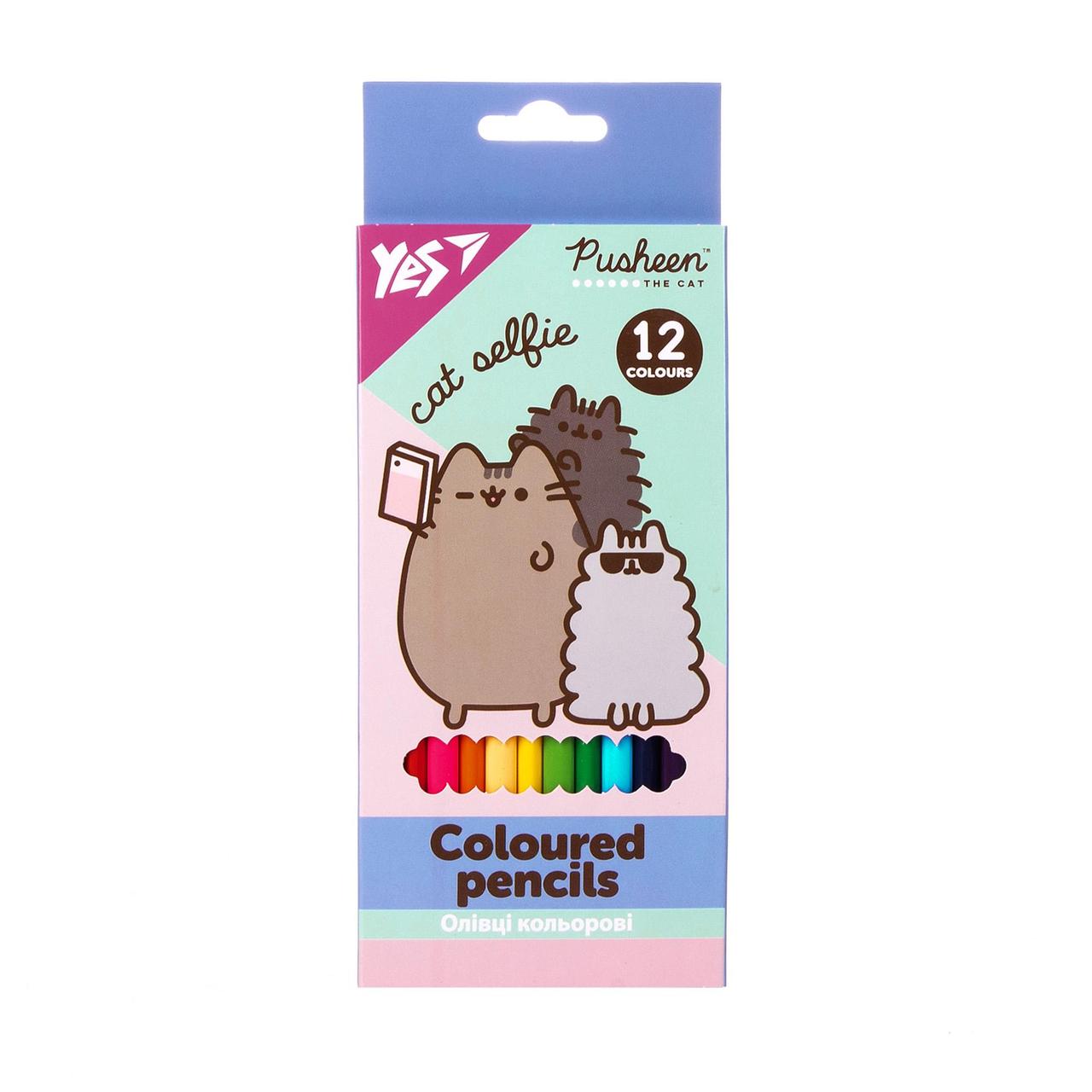Олівці Yes Pusheen 12 кол