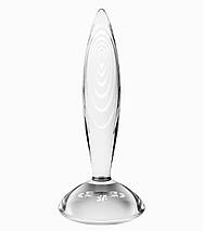 Скляна анальна пробка Satisfyer Sparkling Crystal прозора, фото 3