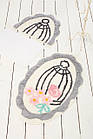 Килимок для ванної кімнати Chilai Home Sweet Bird Grey 60x100см (CH_11006954)