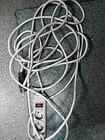 Подовжувач мережевий фільтр Б/К Мережевий фільтр 3 розетки 5 м