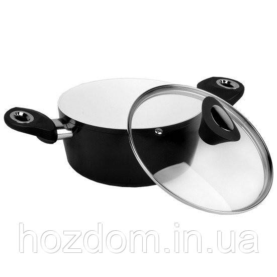 Каструля Kamille з керамічним покриттям 2.5 л з кришкою