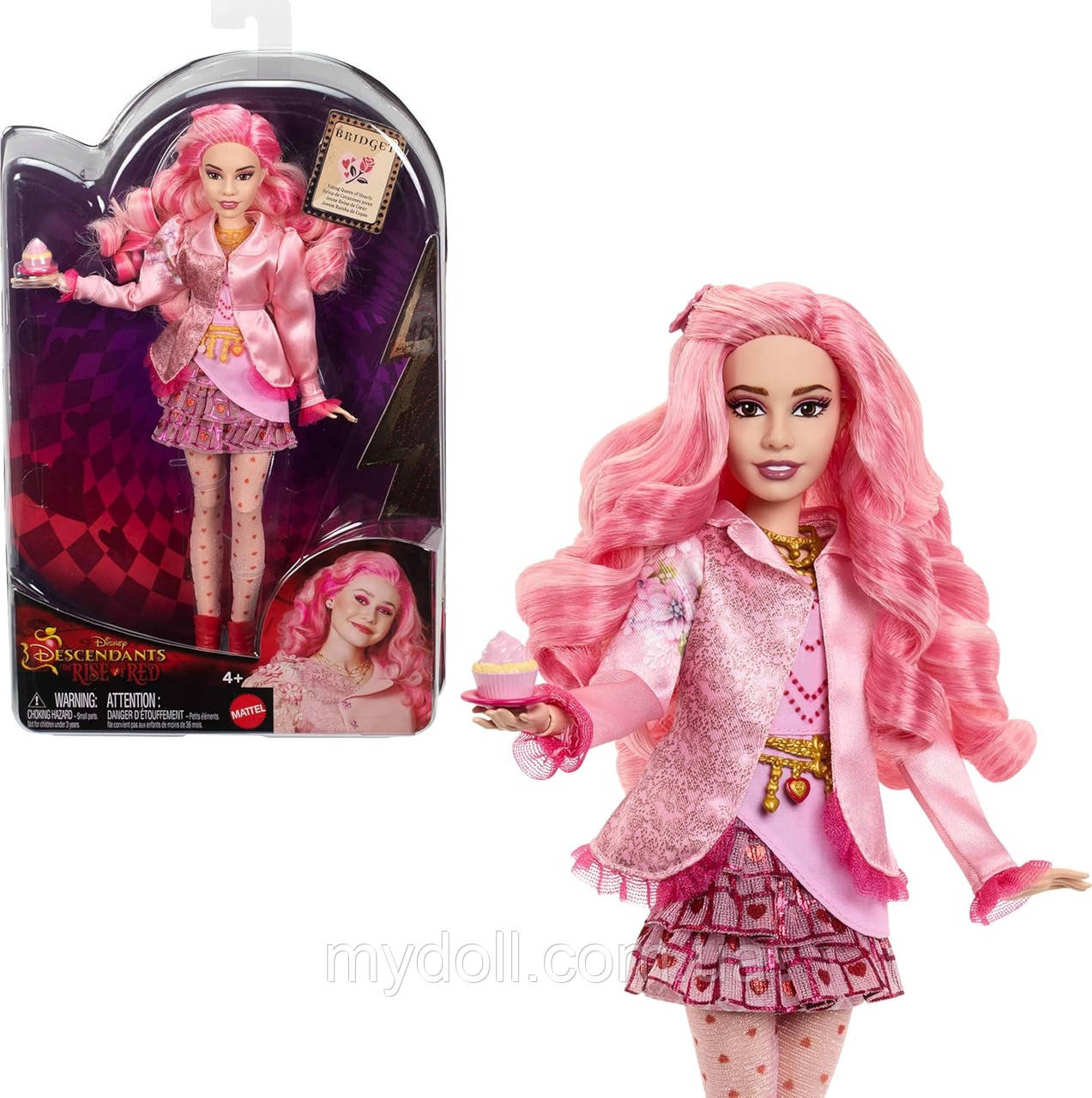 Лялька Mattel Disney Descendants Спадкоємці Піднесення Ред Бріджіт королева The Rise of Red Bridget Queen HWT91