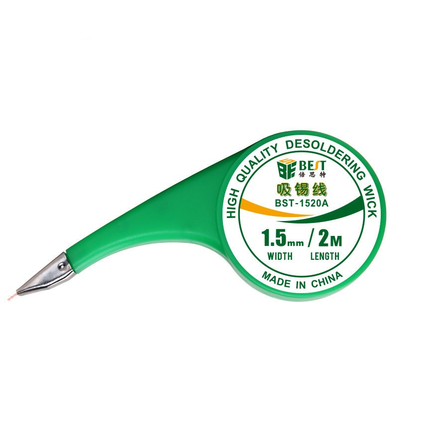 Припійна обплітка 1.5х2.0 для очищення припою, мідна, BEST