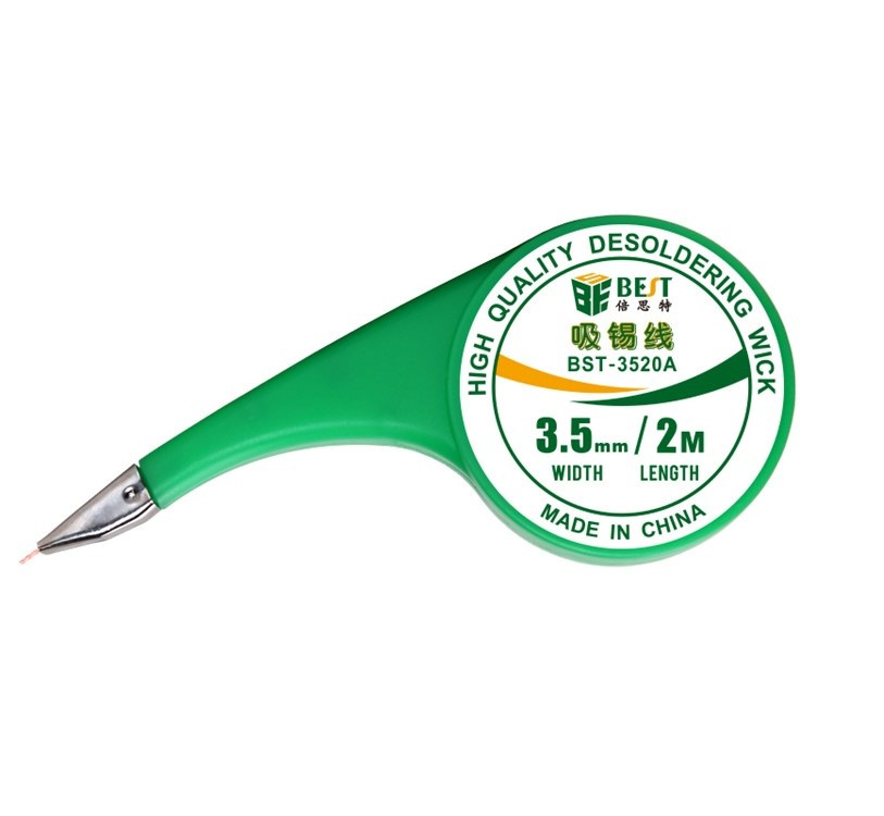 Припійна обплітка 3.5ммх2.0м для очищення припою, мідна, BEST