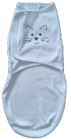 Європелюшка - кокон для новонароджених на липучці зріст 56 - 62 см (0 - 3 місяці) інтерлок BST Білий