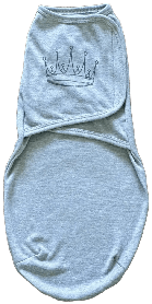 Європелюшка - кокон для новонароджених на липучці зріст 56 - 62 см (0 - 3 місяці) інтерлок BST Сірий