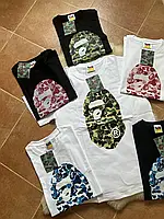 Футболка BAPE (A Bathing Ape) футболка бейп біла чорна XS-XXL різні види