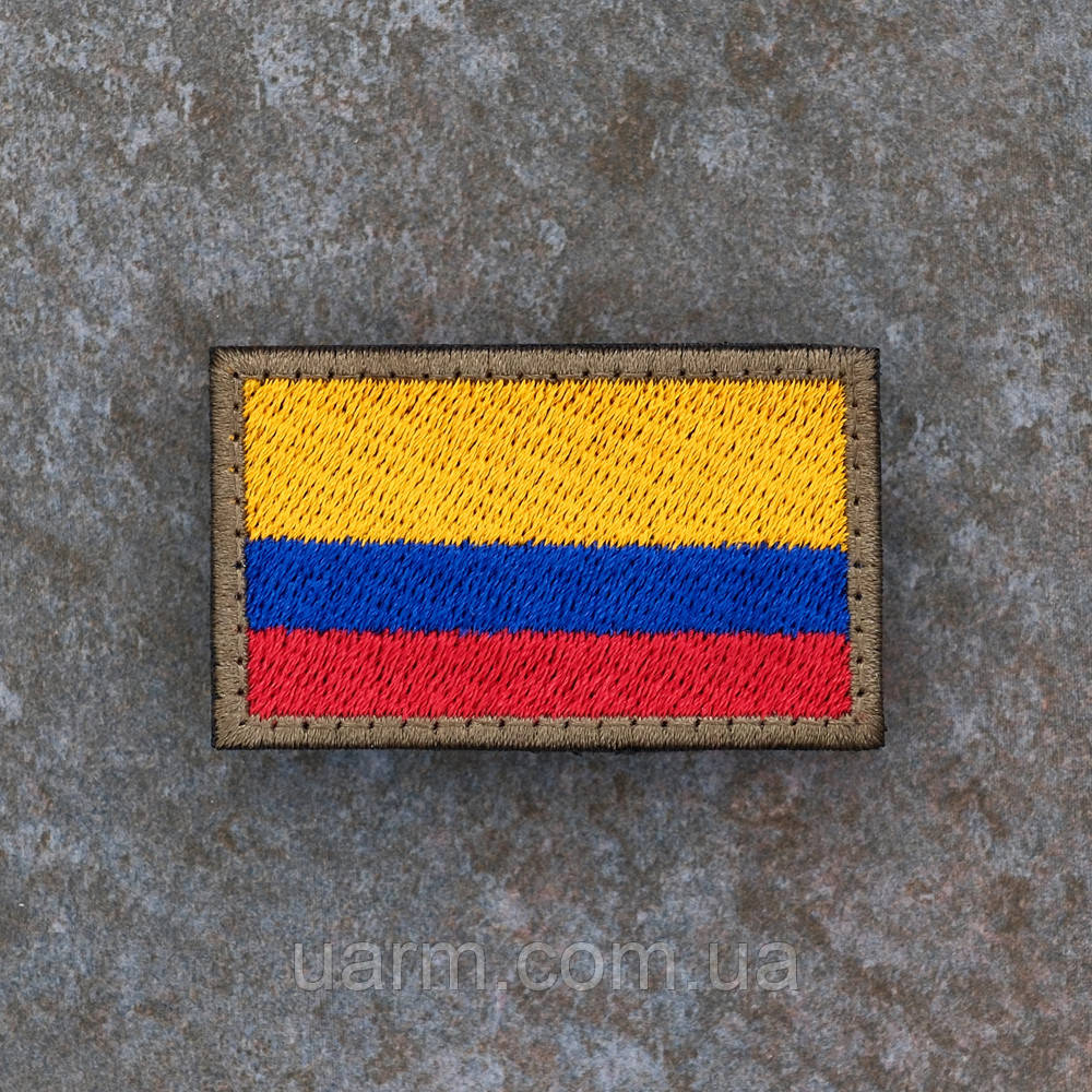 Шеврон Колумбія 5 х 3 см, фото 1