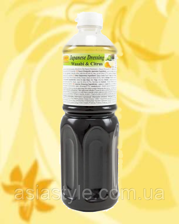 Соус дрессінг з васабі та цитрусом, Dressing sauce with wasabi and citrus, 1л, Нідерланди, Ч, фото 1