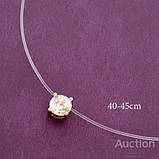 Кулон камінчиків на волосіні підвіска невидима кулон циркон Xuping Jewelry, фото 6